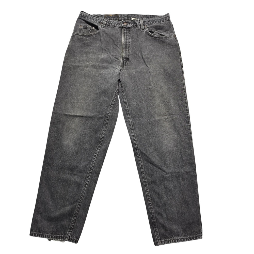 90s Skater Vintage 560 Baggy Fit Tapered Jeans Mens 40x32 Faded Black Levi's